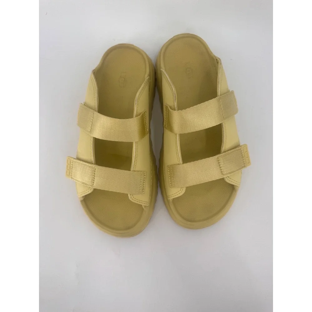 UGG Goldenglow‎ Slide Womens Size 6 Golden Apple Green Platform Sandals 1166513K